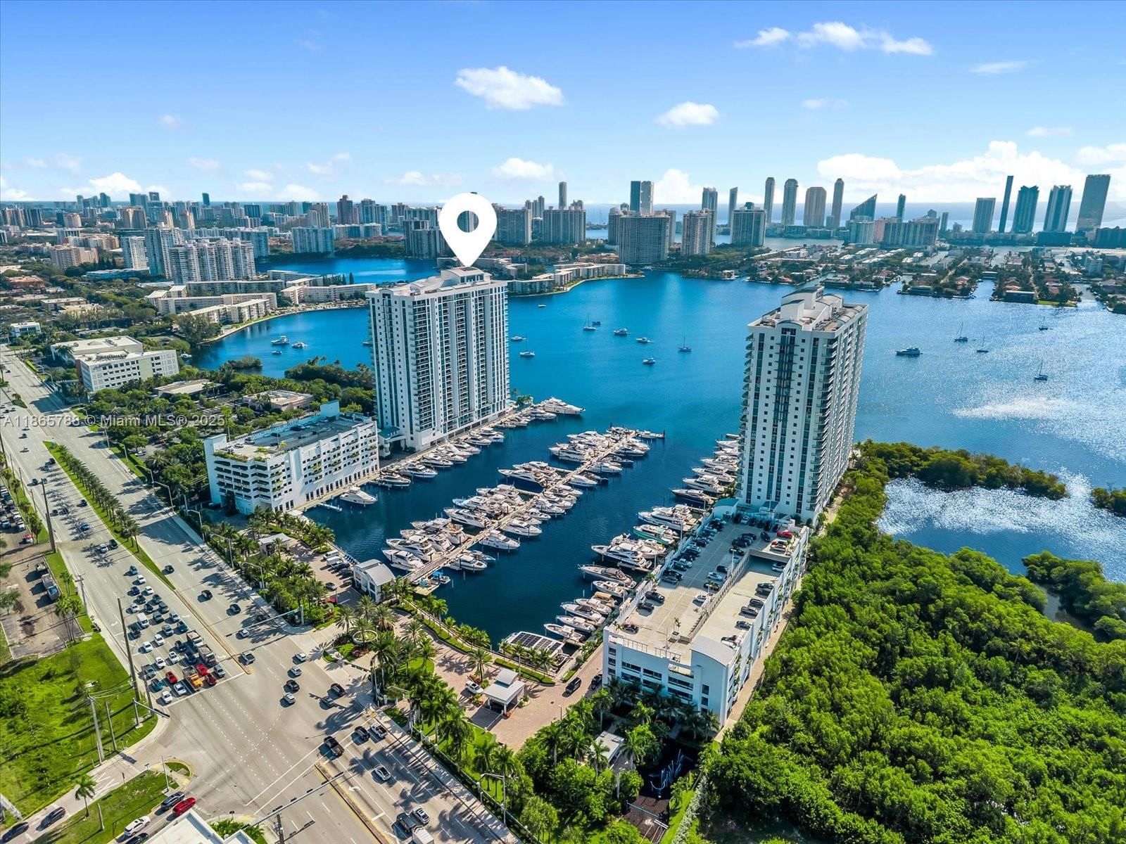 Real estate property located at 17301 Biscayne Blvd #401, Miami-dade, Marina Palms Residences N, North Miami Beach, FL
