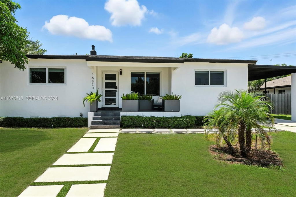 Real estate property located at 16830 6th Ct, Miami-dade, 1st Addn To Panuleta Gard, North Miami Beach, FL