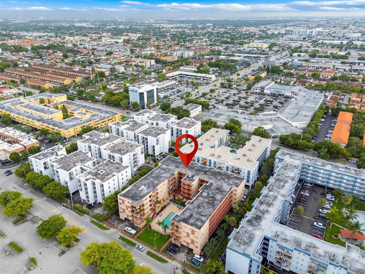 Real estate property located at 1630 46th St #406E, Miami-dade, Silver Spring Tower Condo, Hialeah, FL