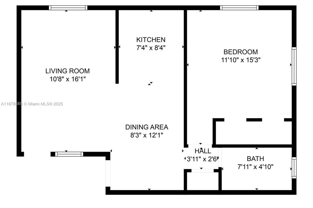 Real estate property located at 1824 Monroe St #7, Broward, Palmview Condominium Apar, Hollywood, FL