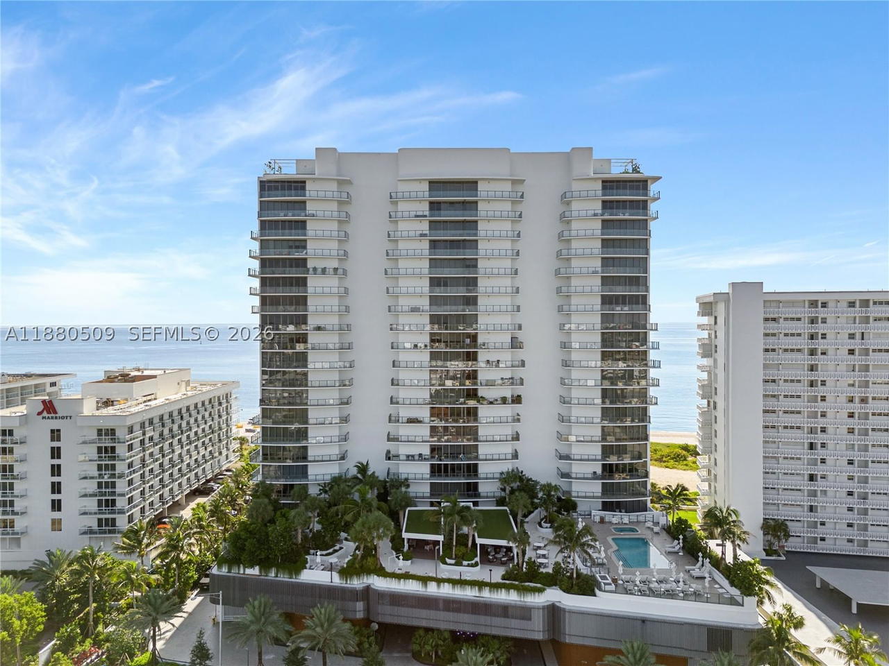 Real estate property located at 1116 Ocean Blvd #1404, Broward, Solemar Beach Condo, Pompano Beach, FL