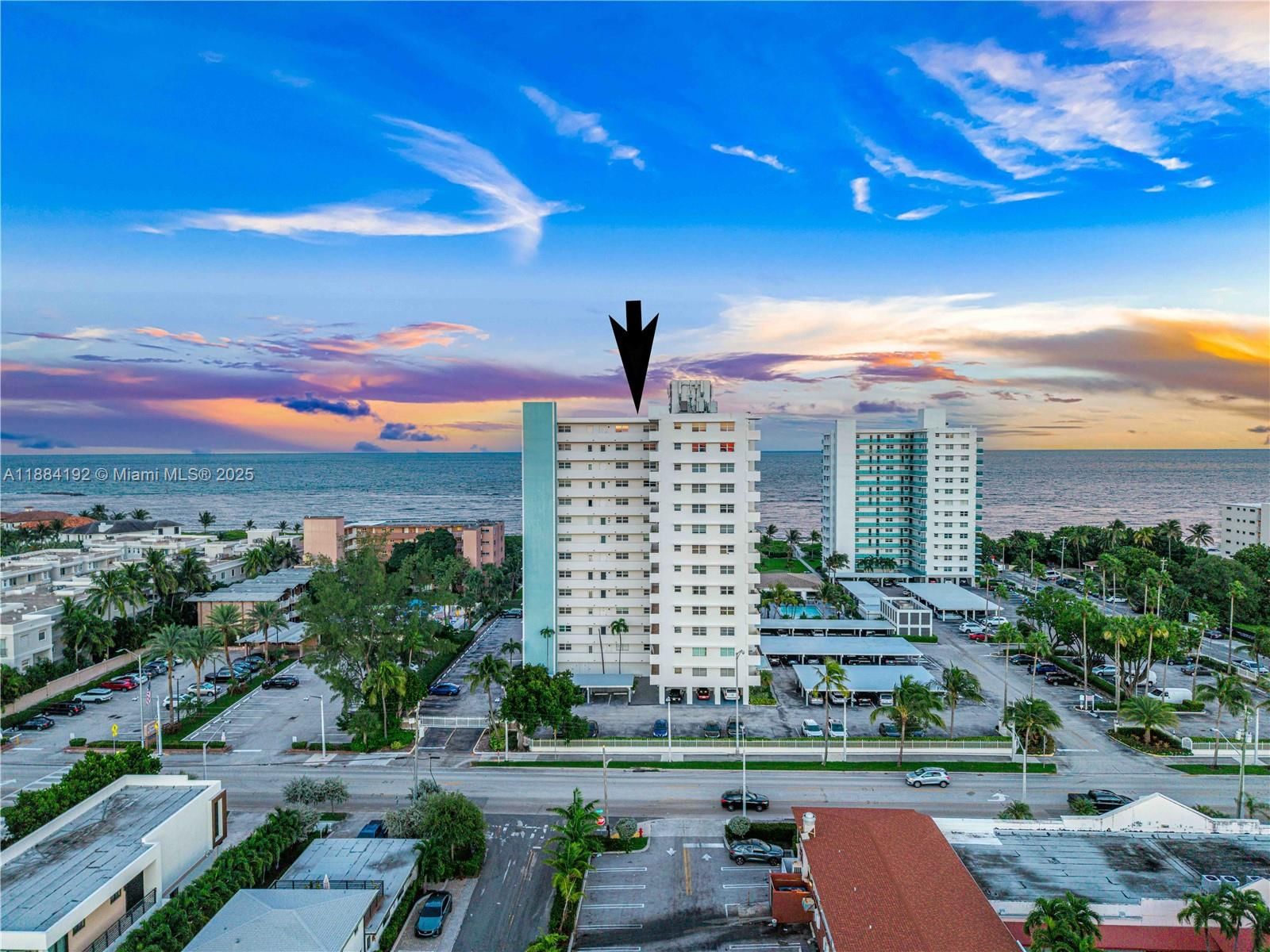 Real estate property located at 1630 Ocean Blvd #515, Broward, Tiffany Gardens West Cond, Pompano Beach, FL