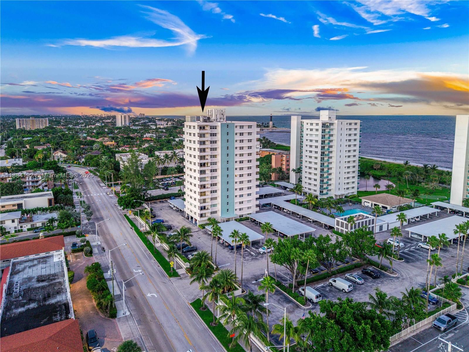 Real estate property located at 1630 Ocean Blvd #515, Broward, Tiffany Gardens West Cond, Pompano Beach, FL