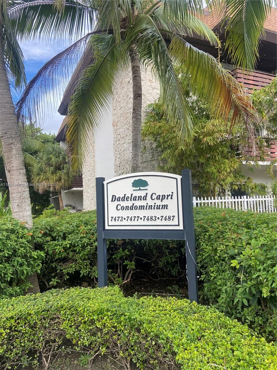 Real estate property located at 7473 82nd St A311, Miami-dade, Dadeland Capri Condo, Miami, FL