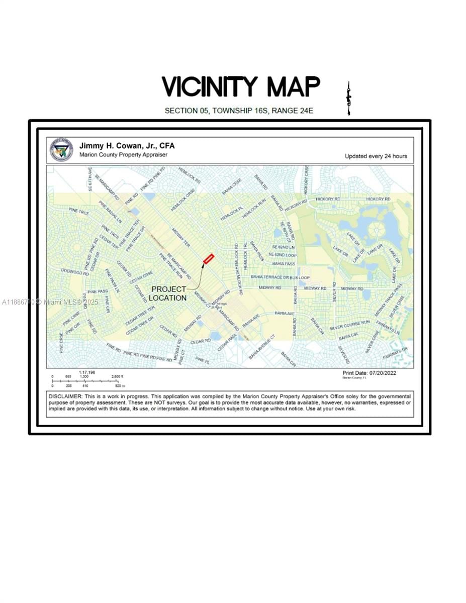 Real estate property located at 000 MIDWAY TE, Marion, Silver Spgs Shores Un 07, Ocala, FL