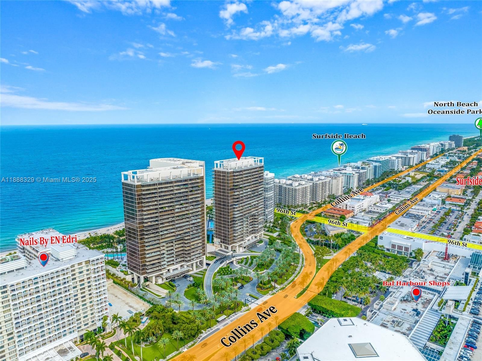 Real estate property located at 9701 Collins Avenue #1204 South, Miami-dade, St Regis Bal Hrbour, Bal Harbour, FL