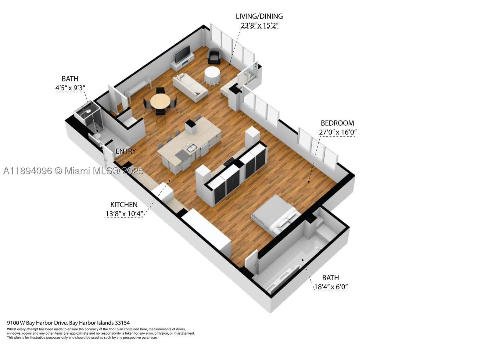 Real estate property located at 9100 Bay Harbor Dr #10B, Miami-dade, Blair House Condo - West, Bay Harbor Islands, FL