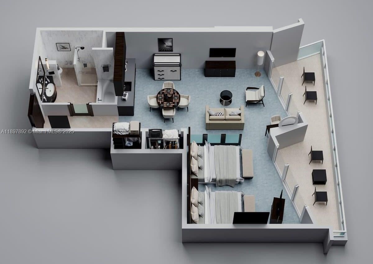 Real estate property located at 4391 Collins Ave #1619, Miami-dade, Fontainebleau Iii Ocean C, Miami Beach, FL