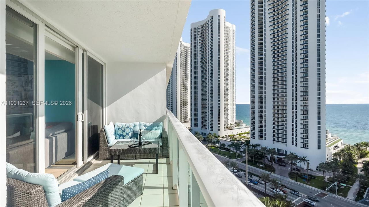 Real estate property located at 100 Bayview Dr #1807, Miami-dade, Arlen House East Condo, Sunny Isles Beach, FL