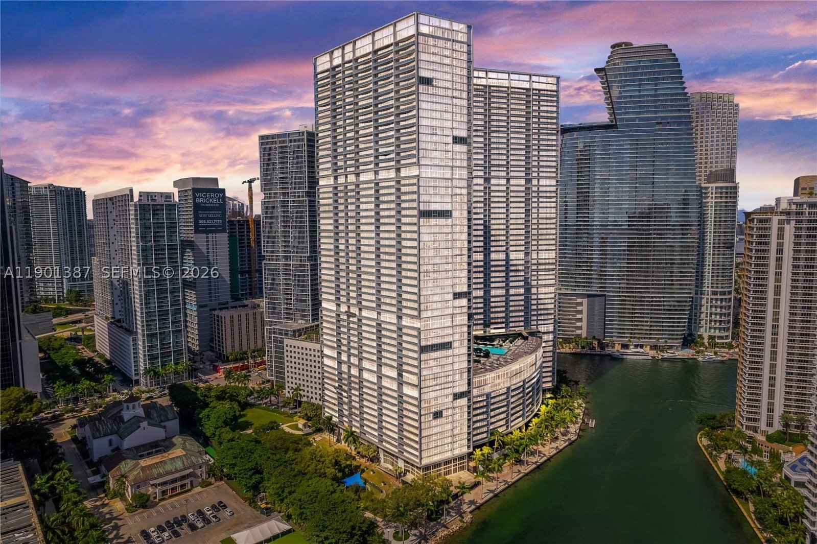 Real estate property located at 495 Brickell Ave #3802, Miami-dade, Icon Brickell No Two, Miami, FL