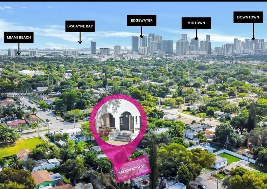 Real estate property located at 545 47th St, Miami-dade, Bay Vista Park Amd Pl, Miami, FL