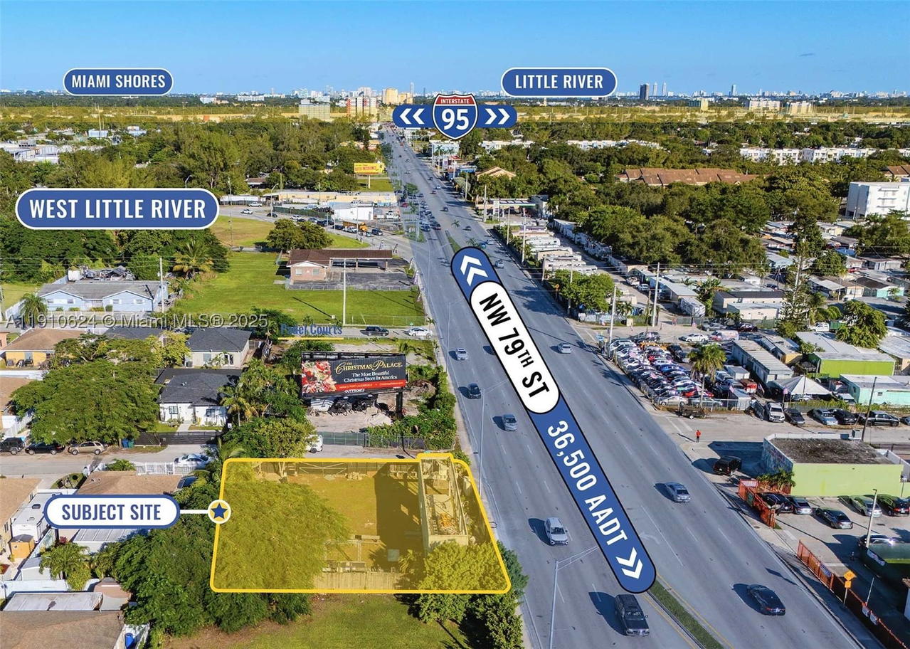 Real estate property located at 1441 79th Street, Miami-dade, Rev Pl Little River Terr, Miami, FL