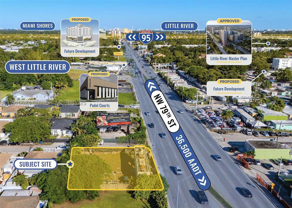 Real estate property located at 1441 79th Street, Miami-dade, Rev Pl Little River Terr, Miami, FL