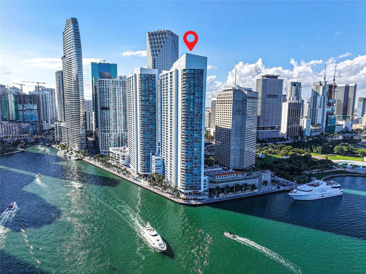 Real estate property located at 335 Biscayne Blvd #4105, Miami-dade, One Miami East Condo, Miami, FL
