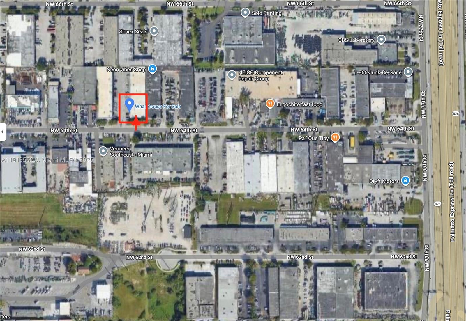 Real estate property located at 7953 64th St, Miami-dade, K Y M Industrial Park, Medley, FL