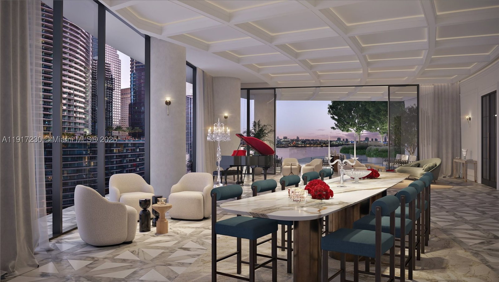 Real estate property located at 99 5th St UPH7201, Miami-dade, Baccarat Residences, Miami, FL