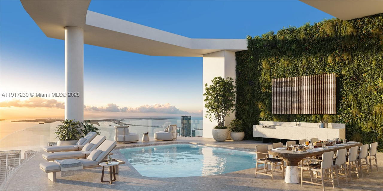 Real estate property located at 99 5th St UPH7201, Miami-dade, Baccarat Residences, Miami, FL
