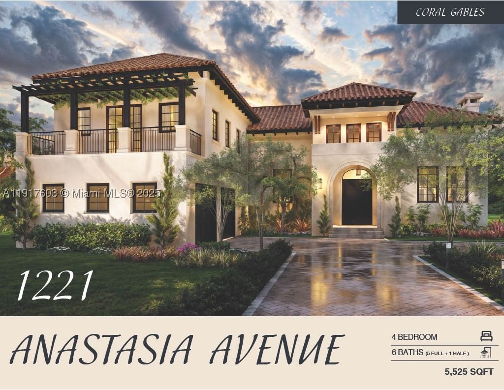Real estate property located at 1221 Anastasia Ave, Miami-dade, Coral Gable Country Club, Coral Gables, FL