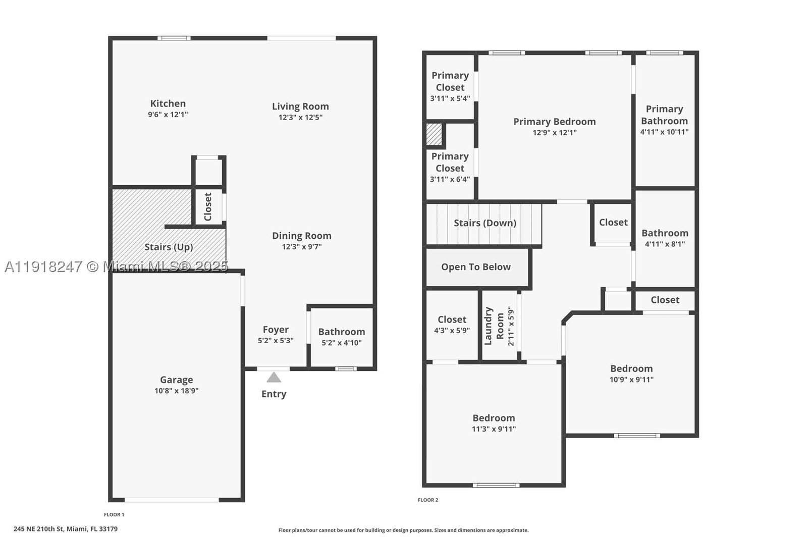 Real estate property located at 245 210th St, Miami-dade, Via Ventura Neighborhood, Miami, FL