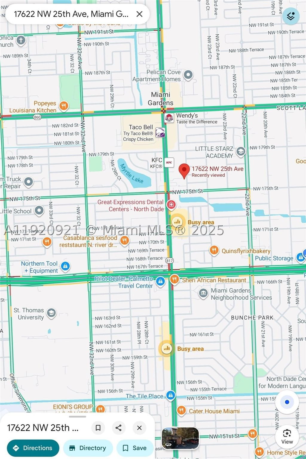 Real estate property located at 17622 25th Ave #101, Miami-dade, The Oaks At Miami Gardens, Miami Gardens, FL