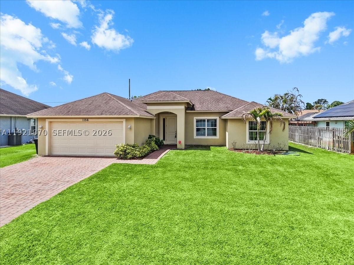 Real estate property located at 1156 Alexandria Ave, St Lucie, Port St Lucie Section 15, Port St Lucie, FL
