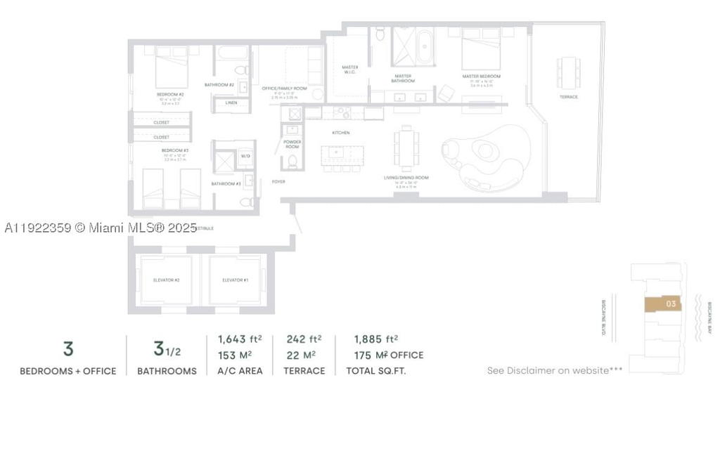 Real estate property located at 700 24 street #2003, Miami-dade, Aria Reserve, Miami, FL