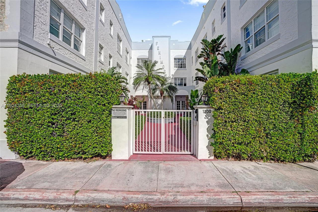 Real estate property located at 1200 Euclid Ave #108, Miami-dade, The Fenimore Condo, Miami Beach, FL