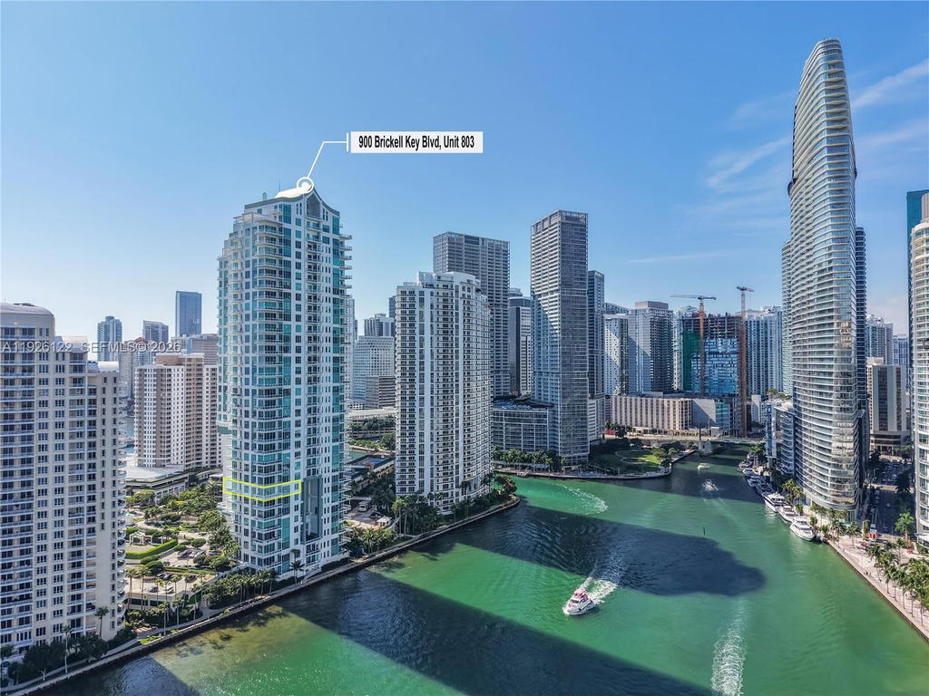 Real estate property located at 900 Brickell Key Blvd #803, Miami-dade, Asia Condo, Miami, FL