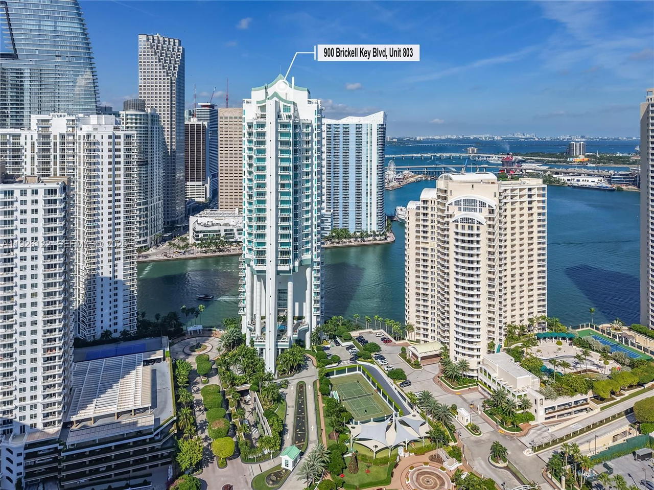 Real estate property located at 900 Brickell Key Blvd #803, Miami-dade, Asia Condo, Miami, FL