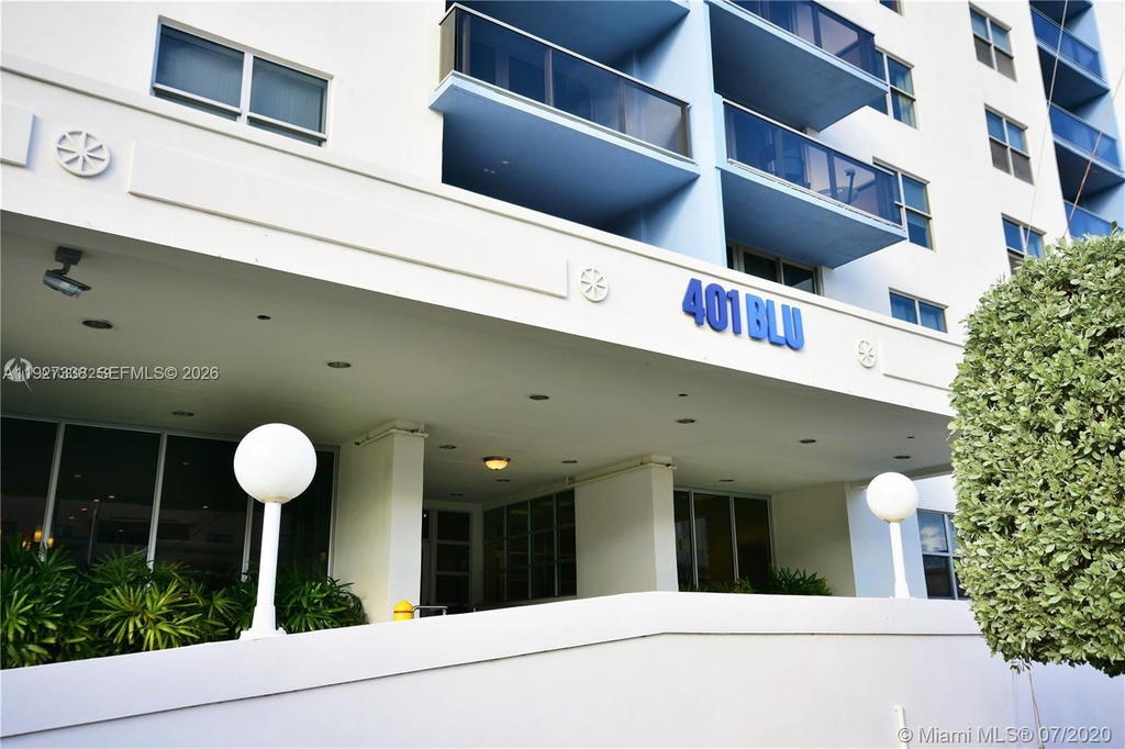 Real estate property located at 401 69th St #613, Miami-dade, 401 Blu Of North Beach Co, Miami Beach, FL