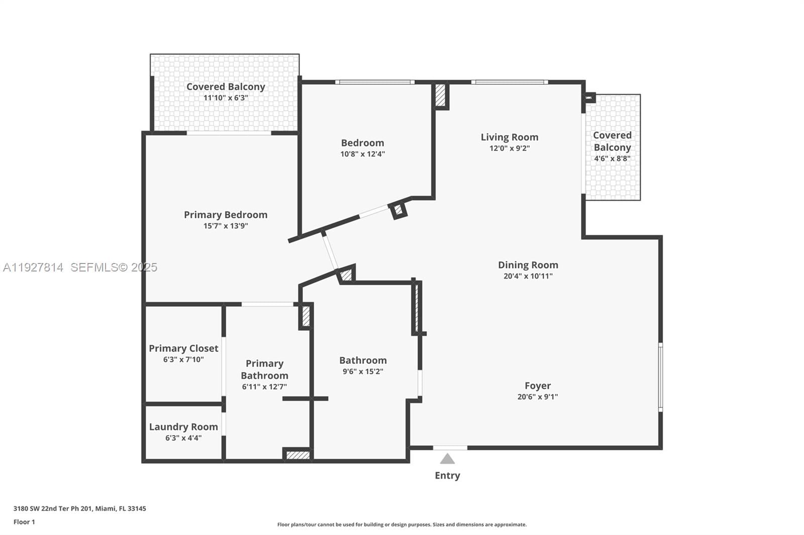 Real estate property located at 3180 22nd Ter PH201, Miami-dade, Midtown Lofts Condo, Miami, FL
