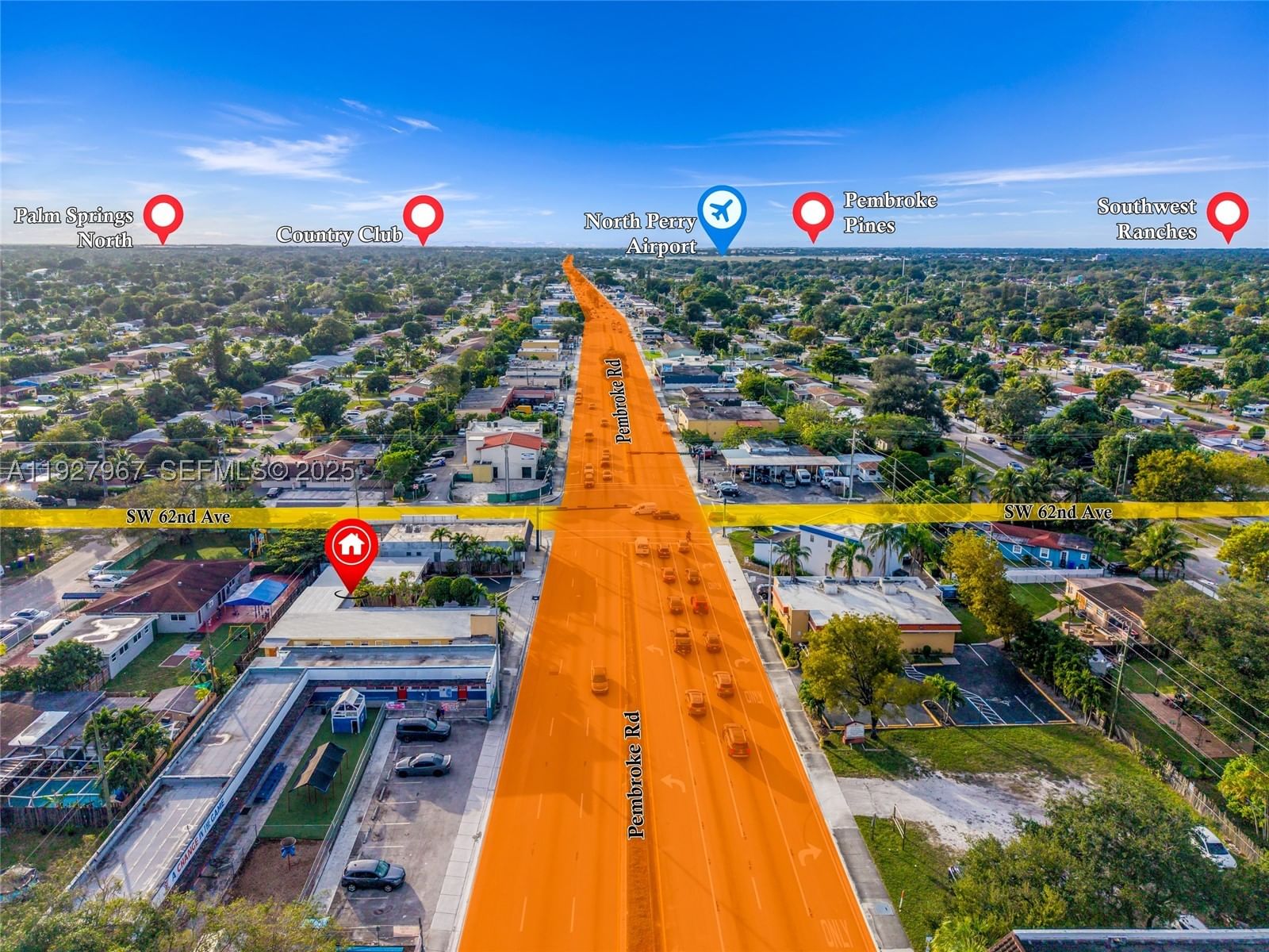 Real estate property located at 6124 Pembroke Rd, Broward, Welwyn Manor, Miramar, FL