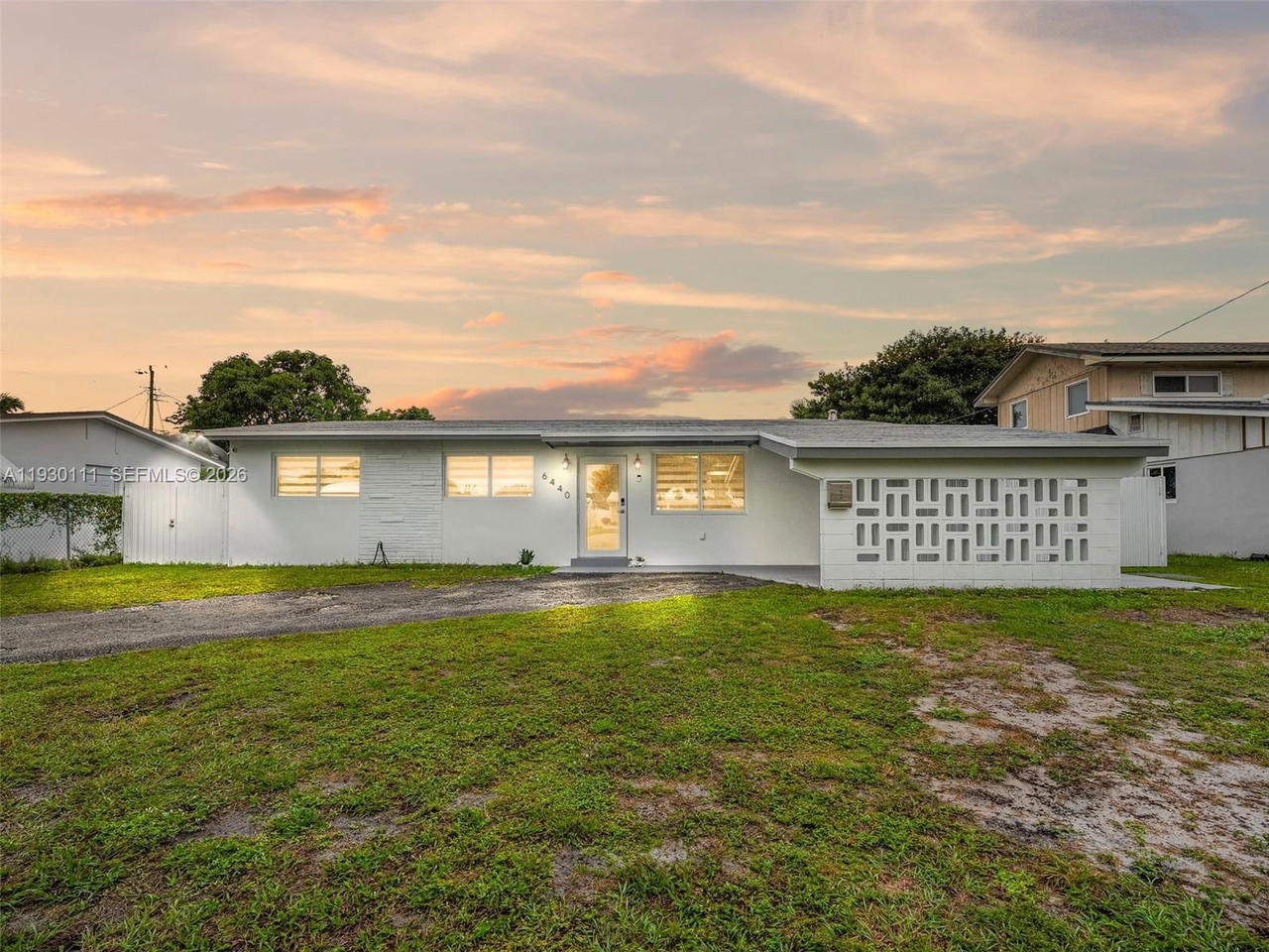 Real estate property located at 6440 Buchanan St, Broward, Boulevard Heights Sec 6, Hollywood, FL