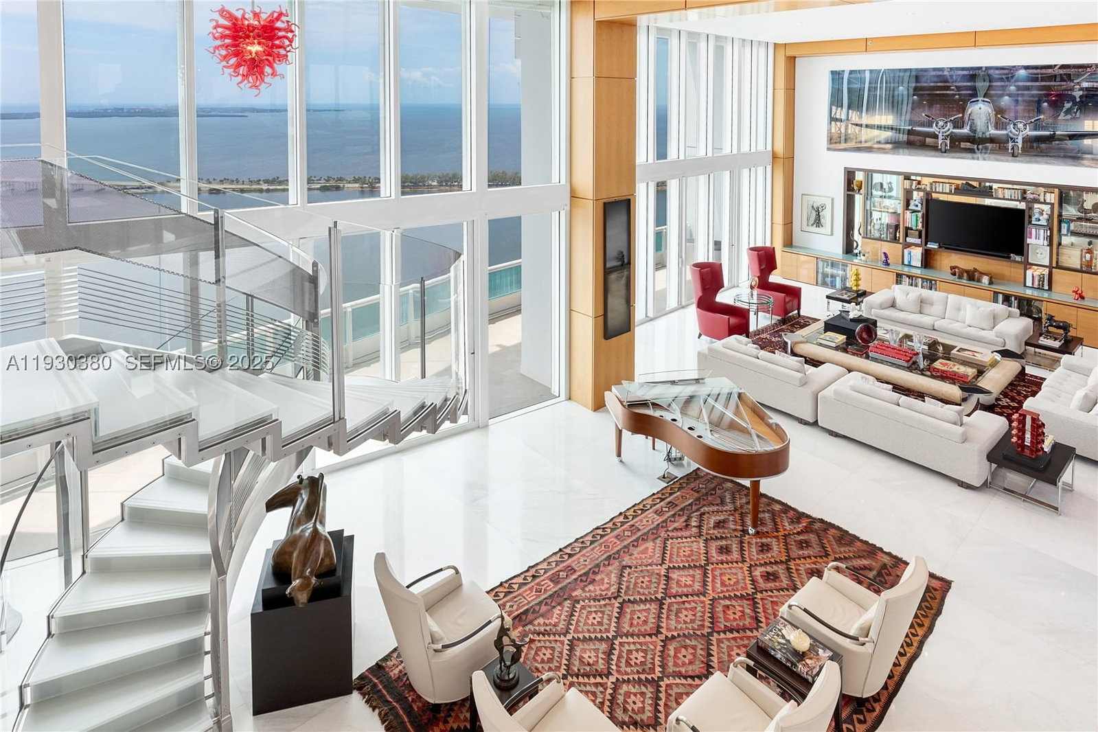 Real estate property located at 1643 Brickell Ave PH 4901 + Dock, Miami-dade, Santa Maria Condo, Miami, FL