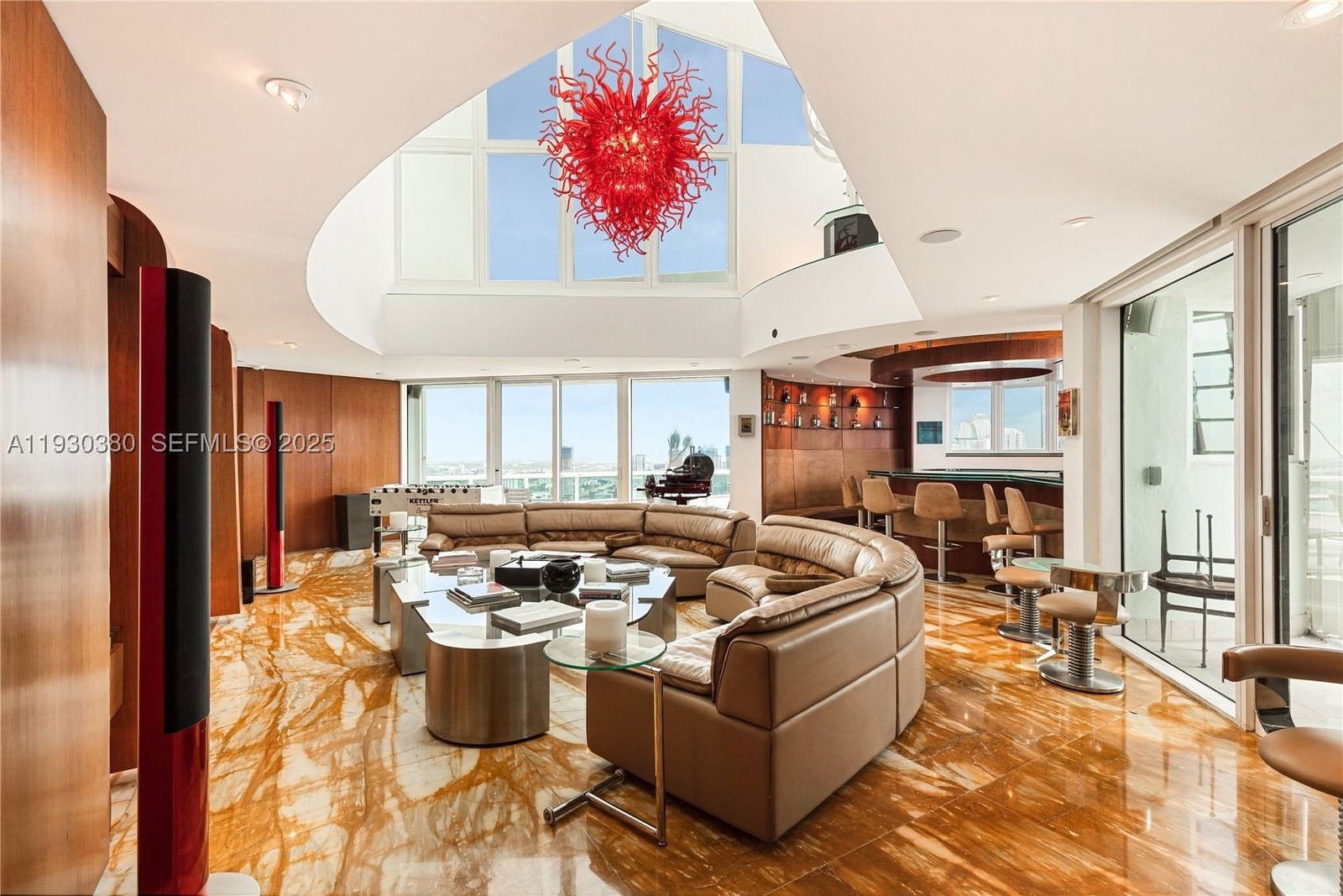 Real estate property located at 1643 Brickell Ave PH 4901 + Dock, Miami-dade, Santa Maria Condo, Miami, FL