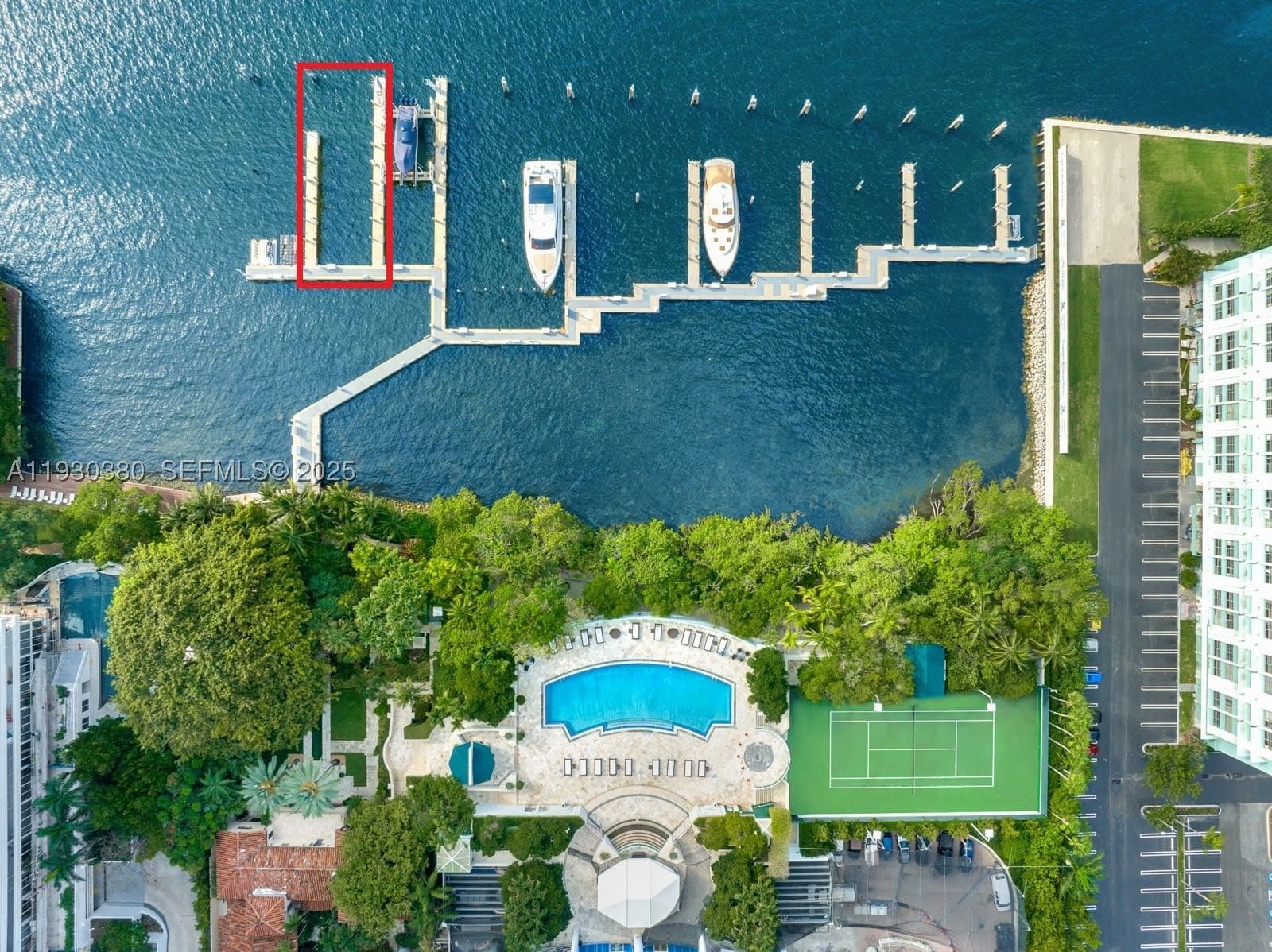 Real estate property located at 1643 Brickell Ave PH 4901 + Dock, Miami-dade, Santa Maria Condo, Miami, FL