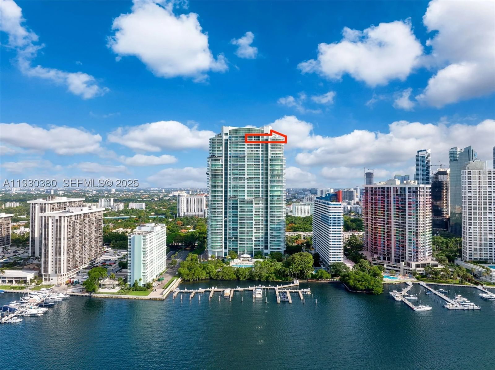 Real estate property located at 1643 Brickell Ave PH 4901 + Dock, Miami-dade, Santa Maria Condo, Miami, FL