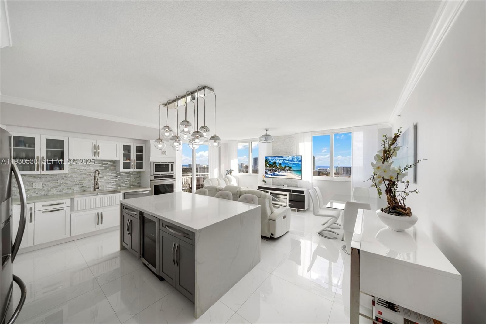 Real estate property located at 1755 Hallandale Beach Blvd #2103E, Broward, Duo Condominium East, Hallandale Beach, FL