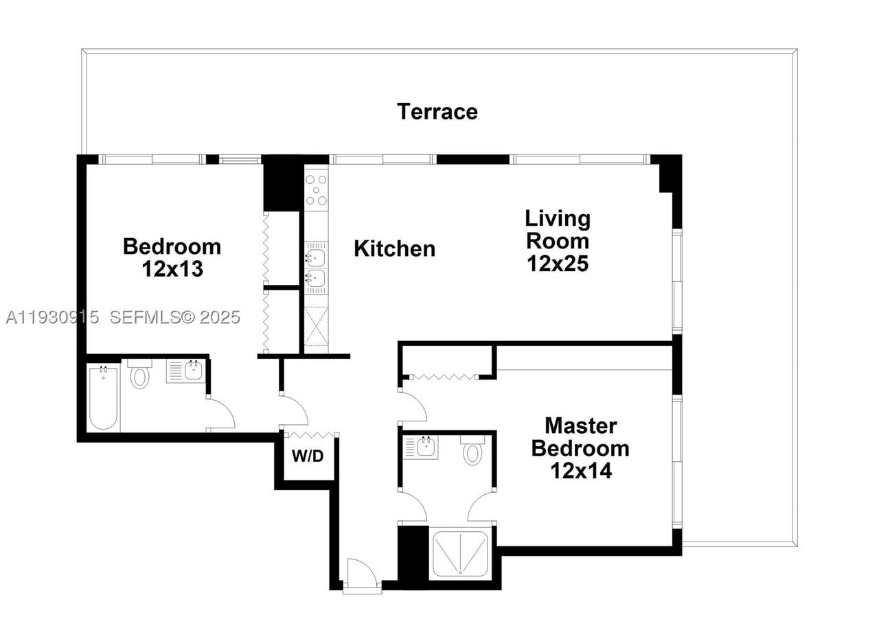 Real estate property located at 3470 Coast Ave H1605, Miami-dade, Two Midtown Miami Condo, Miami, FL