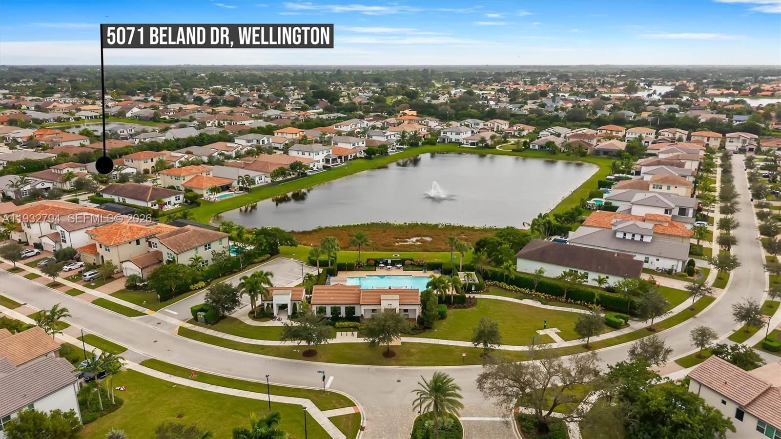 Real estate property located at 5071 Beland Dr, Palm Beach, Andalucia Pud Plat, Lake Worth, FL