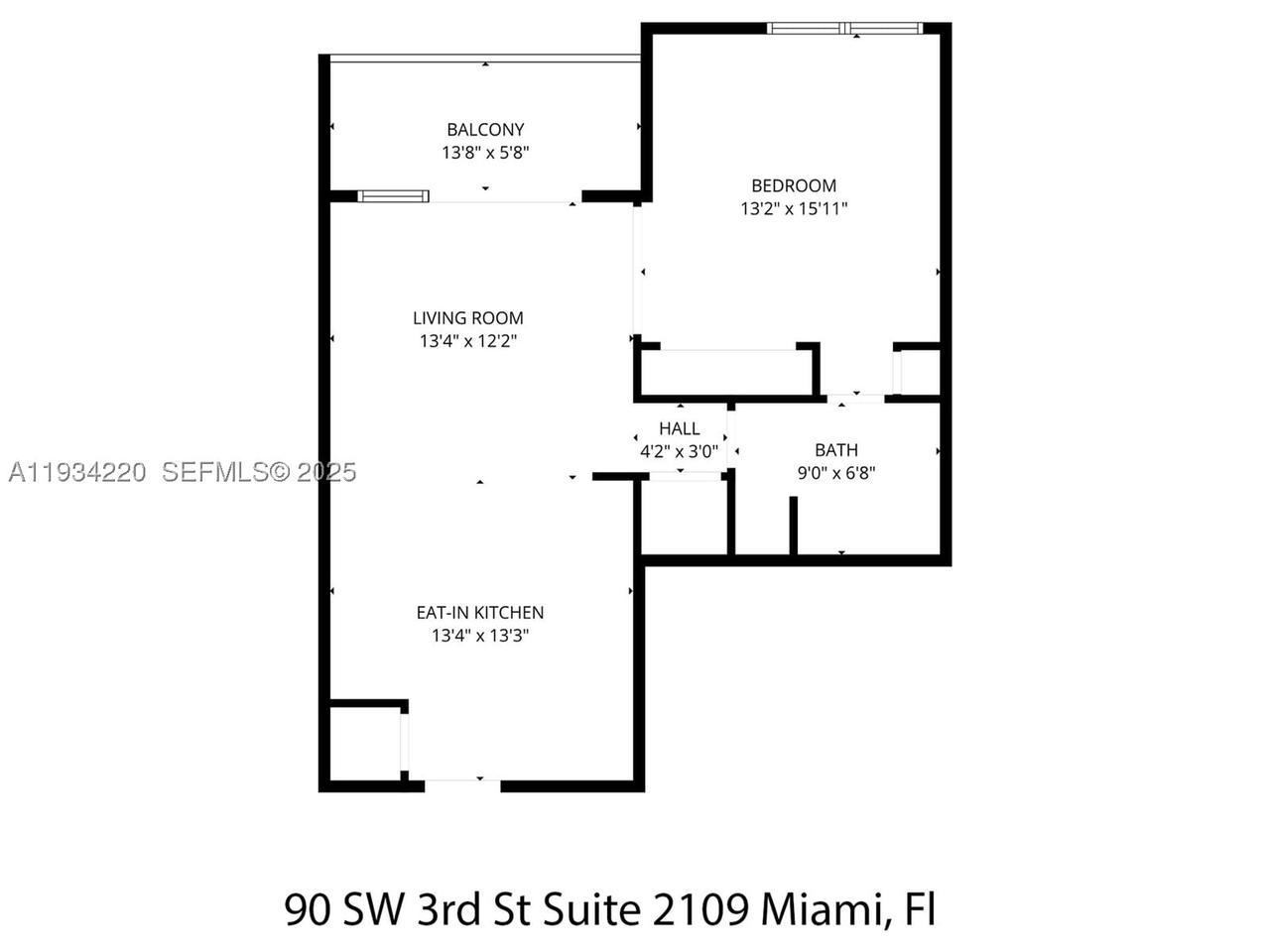 Real estate property located at 90 3rd St #2109, Miami-dade, Ivy Condo, Miami, FL