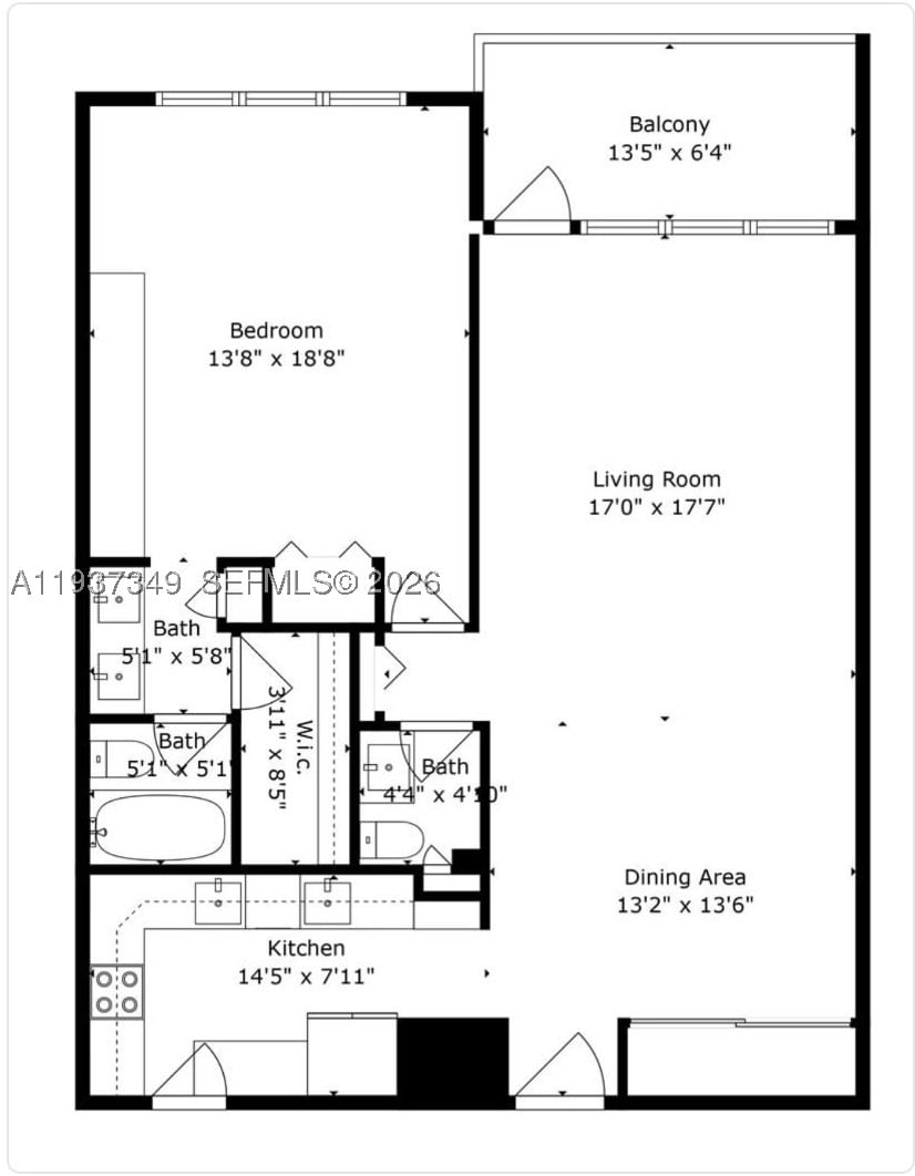 Real estate property located at 9511 Collins Ave #1108, Miami-dade, 9500 Oceans Condo, Surfside, FL