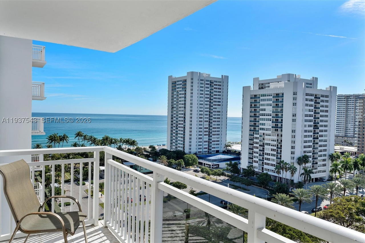 Real estate property located at 1849 Ocean Dr #1412, Broward, Plaza Towers South Condo, Hallandale Beach, FL