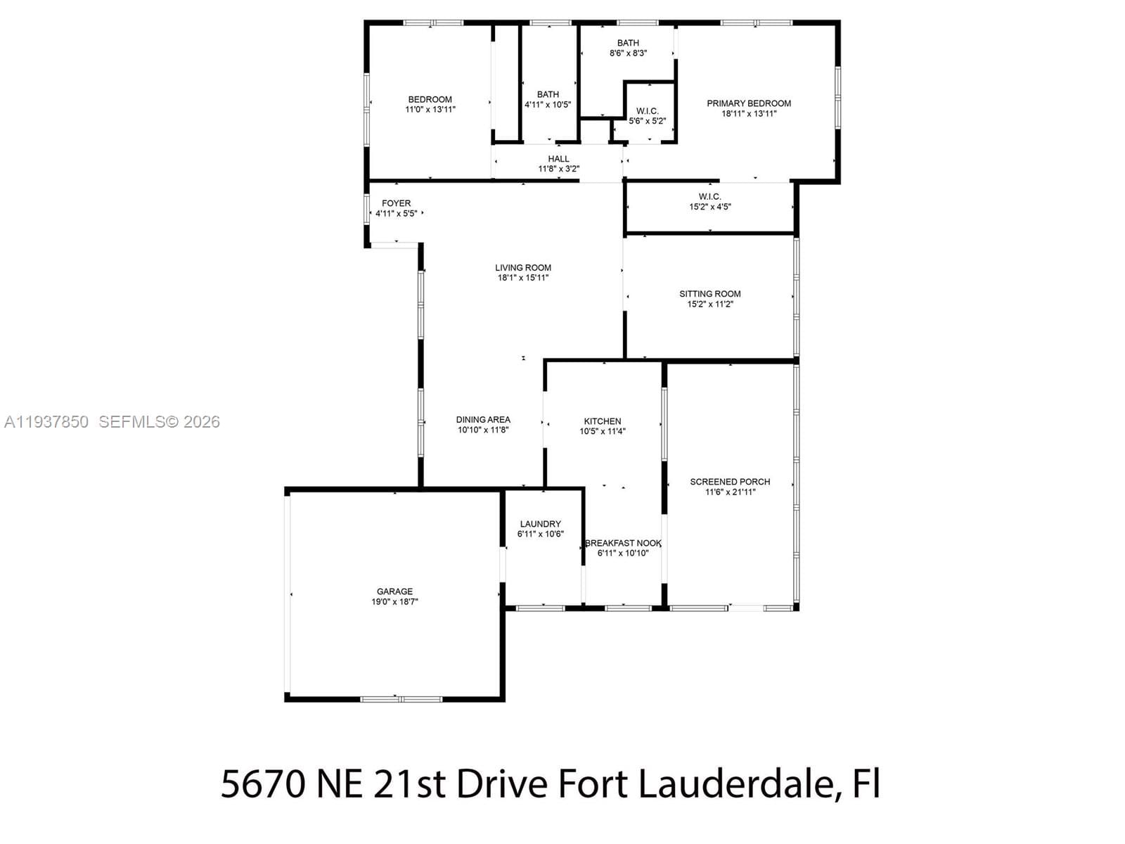 Real estate property located at 5670 21st Dr, Broward, Imperial Point 3rd Sec, Fort Lauderdale, FL