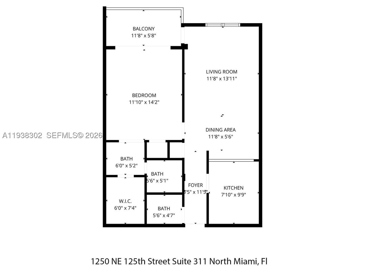 Real estate property located at 1250 125th St #311C, Miami-dade, Windward Ii Condo, North Miami, FL