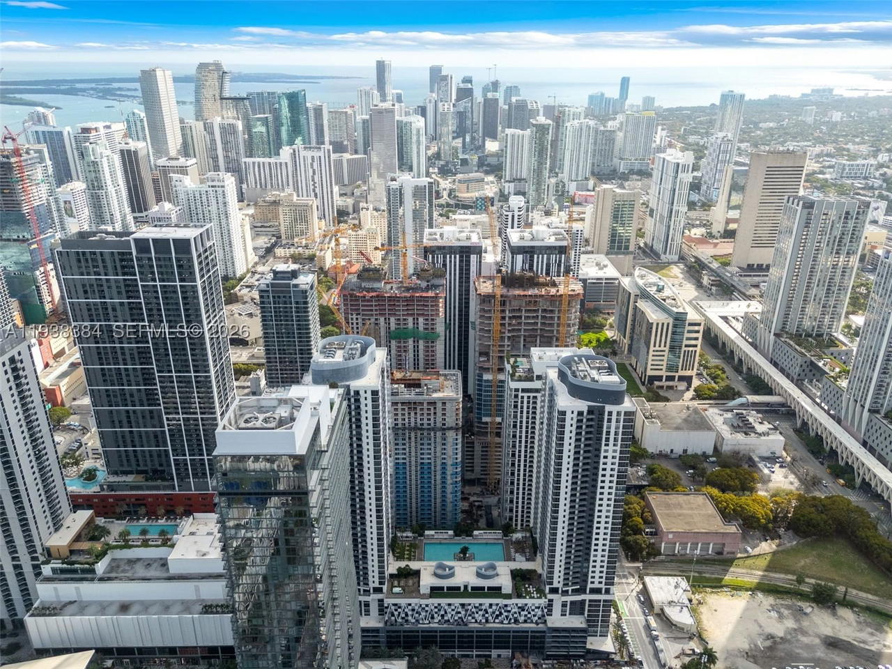 Real estate property located at 11 6th Street #1607, Miami-dade, The Crosby Unit 1607, Miami, FL