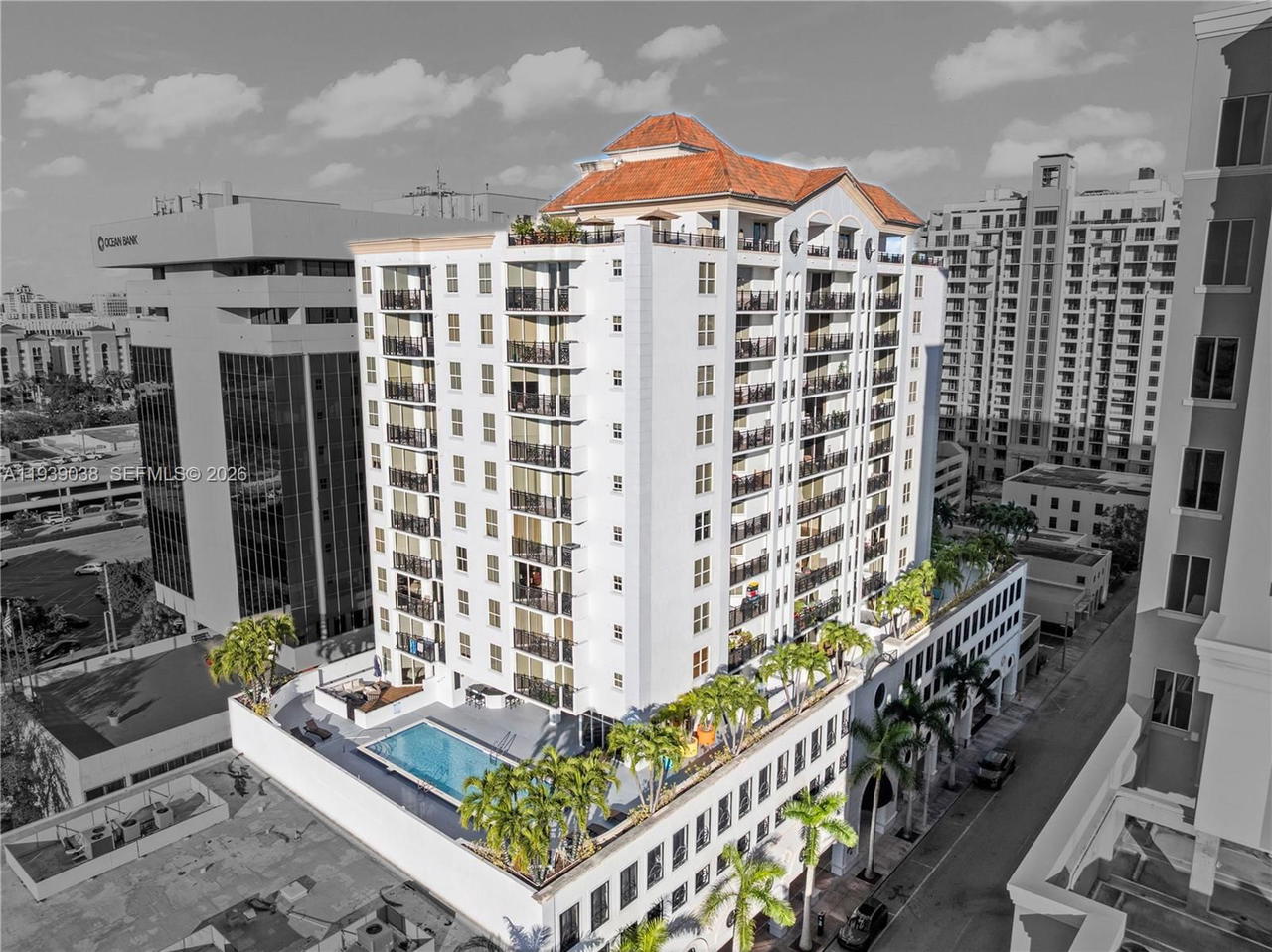 Real estate property located at 357 Almeria Ave #1406, Miami-dade, Gables Park Tower, Coral Gables, FL