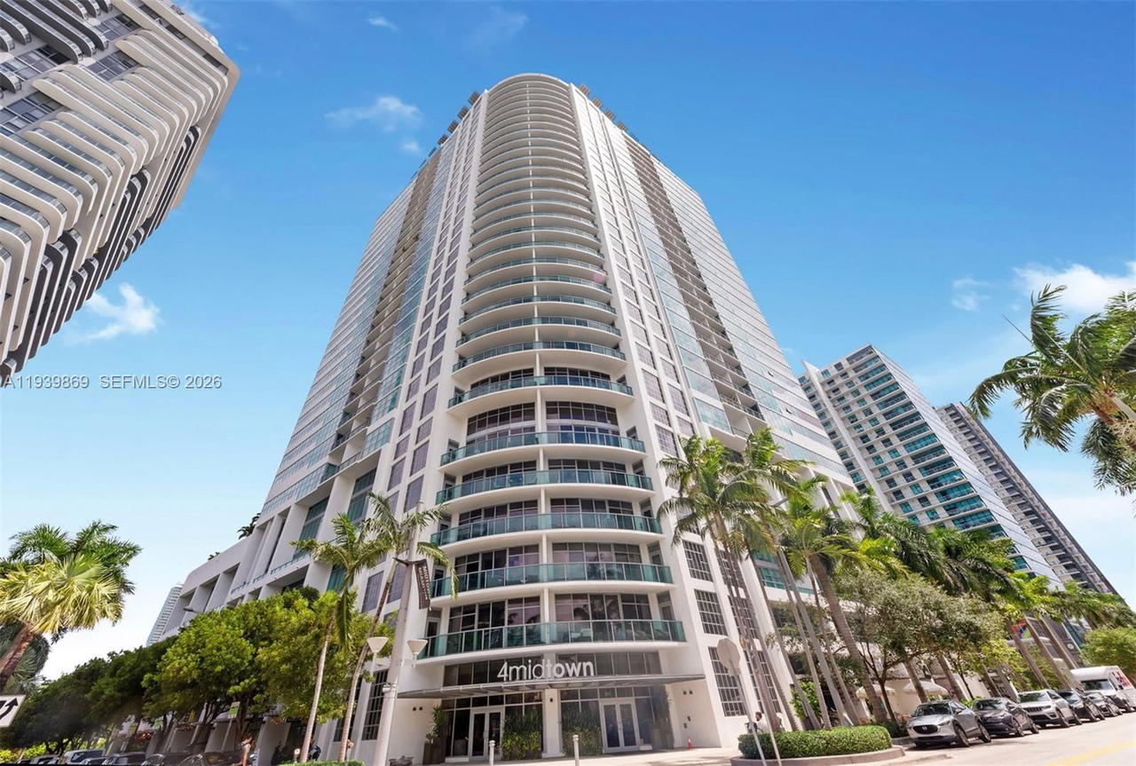 Real estate property located at 3301 1st Ave M0606, Miami-dade, Four Midtown Miami Condo, Miami, FL