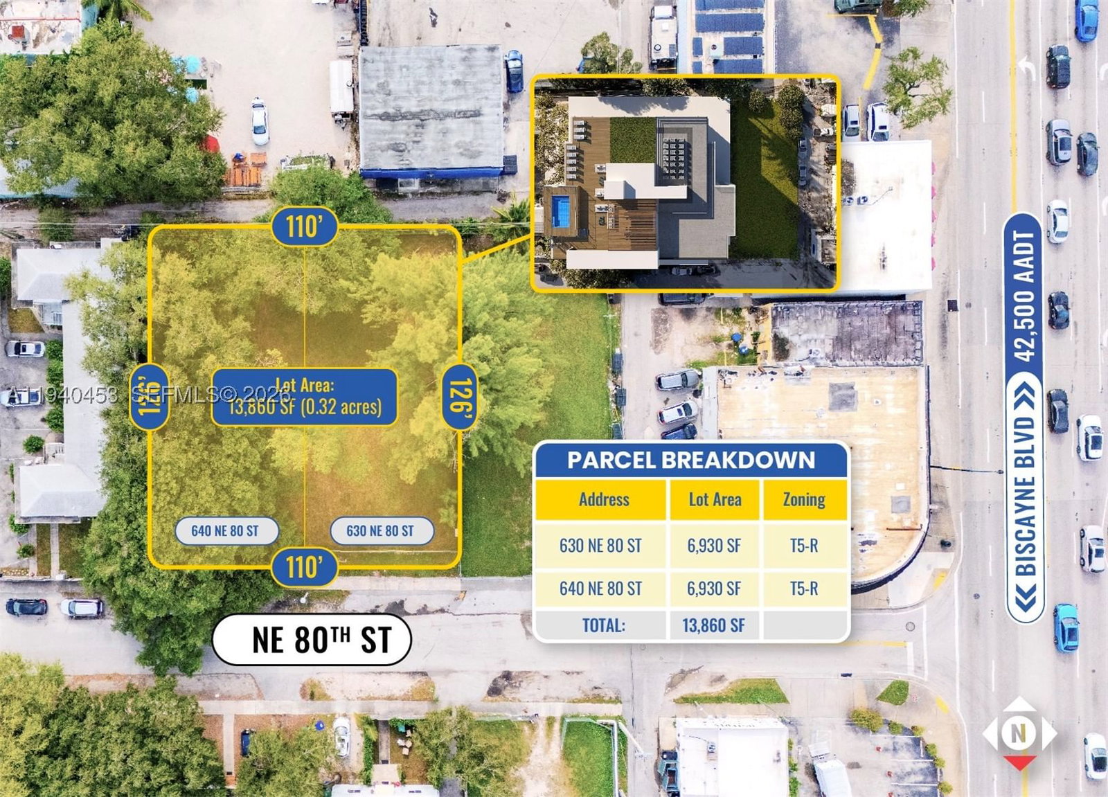 Real estate property located at 630 80th St, Miami-dade, Shorecrest, Miami, FL
