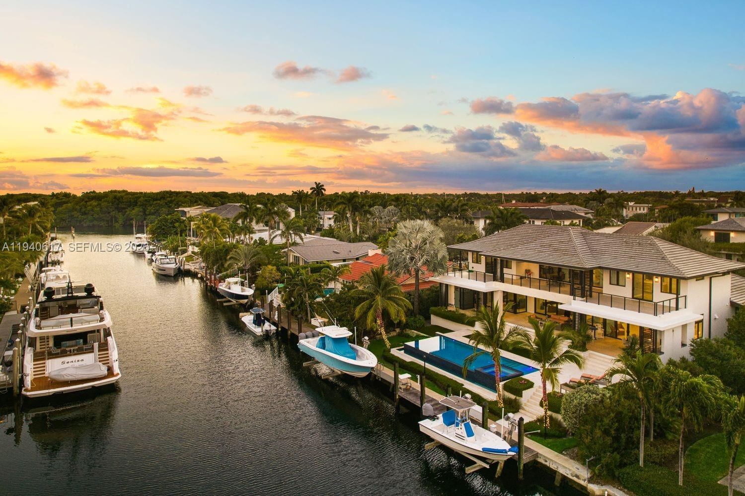 Real estate property located at 6853 Sunrise Ct, Miami-dade, Sunrise Harbour Rev Pl, Coral Gables, FL